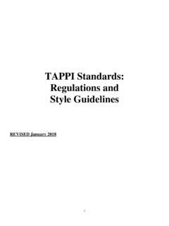 tappi standard guideline pdf